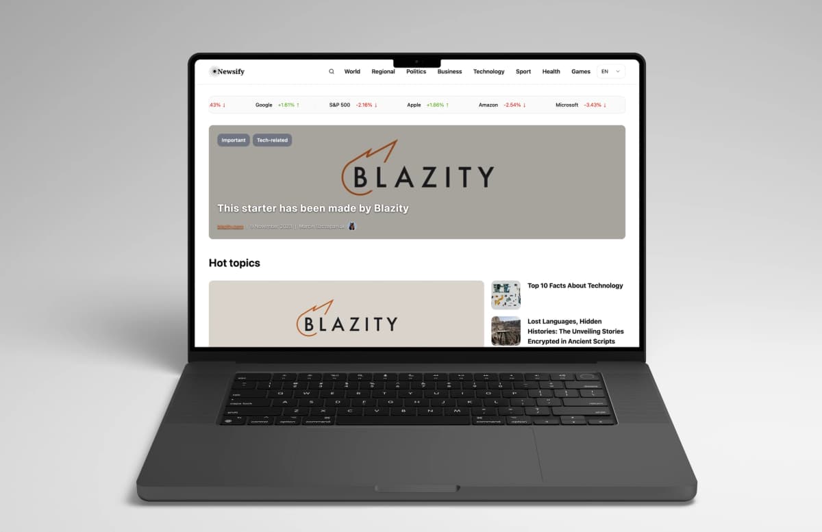 Open-Source Blog Template